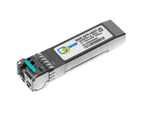 Модуль SNR SFP+ 10G WDM до 40км, Tx 1330нм/Rx 1270нм, LC, DDM