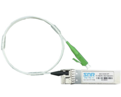 Модуль SFP CWDM оптический двунаправленный (BIDI), дальность до 40км (16dB), 1410нм