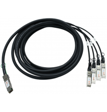 Модуль 40G QSFP-40G->4xSFP+ DAC, дальность до 3м