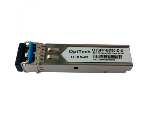 Оптический трансивер OptTech OTSFP-BX80-D-U