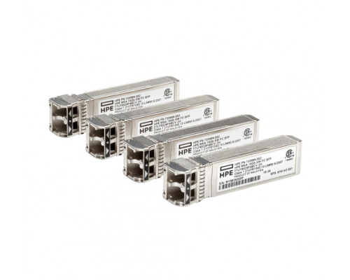 Оптический трансивер HPE MSA 16Gb Short Wave Fibre Channel SFP+ 4-pack, C8R24B