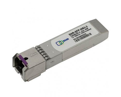 Модуль SNR SFP WDM, дальность до 3км (6dB), 1550нм, SNR-SFP-W53-3