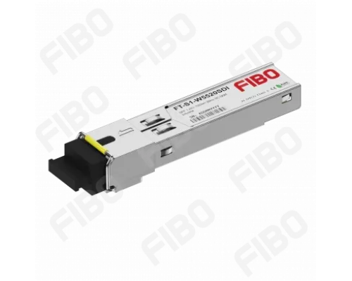 1000BASE-BX20-D-I SFP промышленный модуль 1550/1310нм 20км