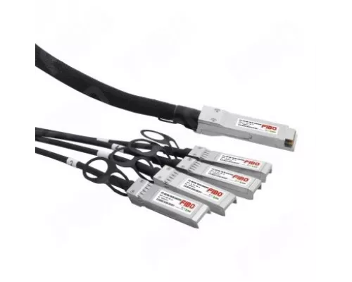 Intel  совместимый 40G QSP+ в 4SFP+ 5м BREAKOUT DAC (Passive Direct Attach Copper Breakout Cable)