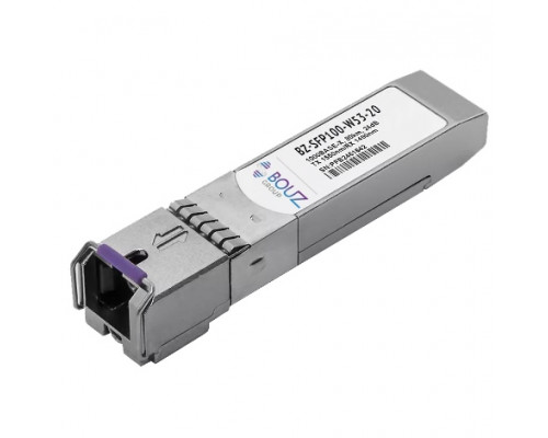 Модуль BOUZ, SFP 100М WDM до 20км, Tx 1550нм/Rx 1310нм, SC, DDM