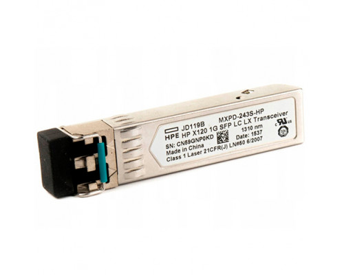 Оптический трансивер HP X120 1G SFP LC LX, JD119B