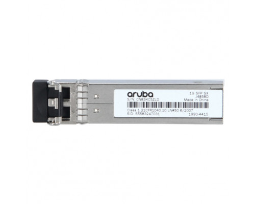 Трансивер HPE  Aruba 1G SFP LC SX 500m MMF XCVR. J4858D