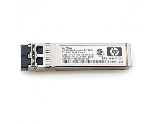 Оптический трансивер HP 8Gb SFP+ FC SW, AJ716A