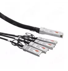 Cisco QSFP-4SFP10G-CU1M совместимый 40G QSP+ в 4SFP+ 1м BREAKOUT DAC (Passive Direct Attach Copper Breakout Cable)