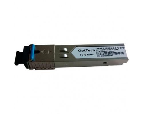 Оптический трансивер OptTech OTSFP-BX20-D-D