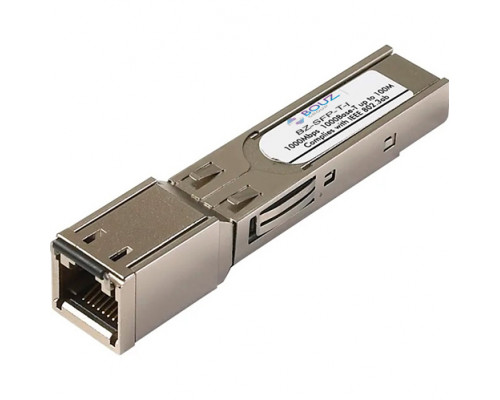 Модуль BOUZ, SFP 10/100/1000M до 100м, RJ45, индустриальный